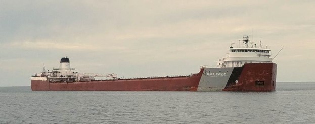 ​Roger Blough under way before the fire. (Source: US Coast Guard)
