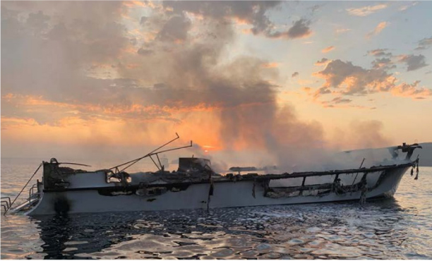 The National Transportation Safety Board called for major safety improvements to small passenger vessels after the investigation of a 2019 California dive boat fire that killed 34.