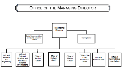 Office of the Managing Director Organizational Chart