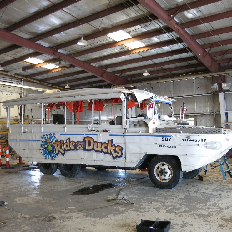 Postaccident photo of Stretch Duck 7.