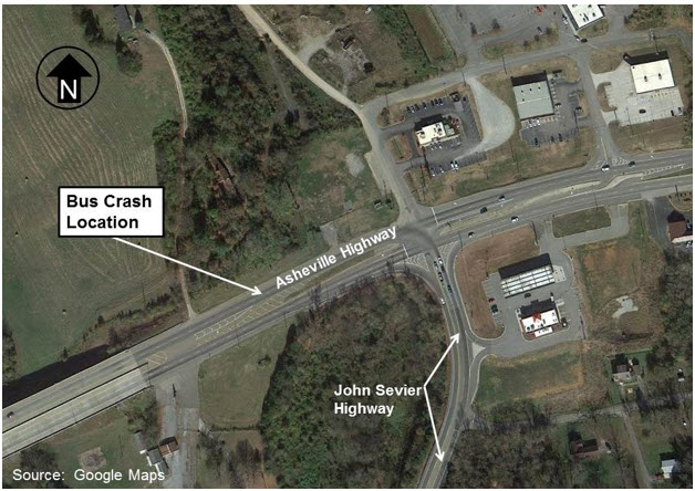 Crash location