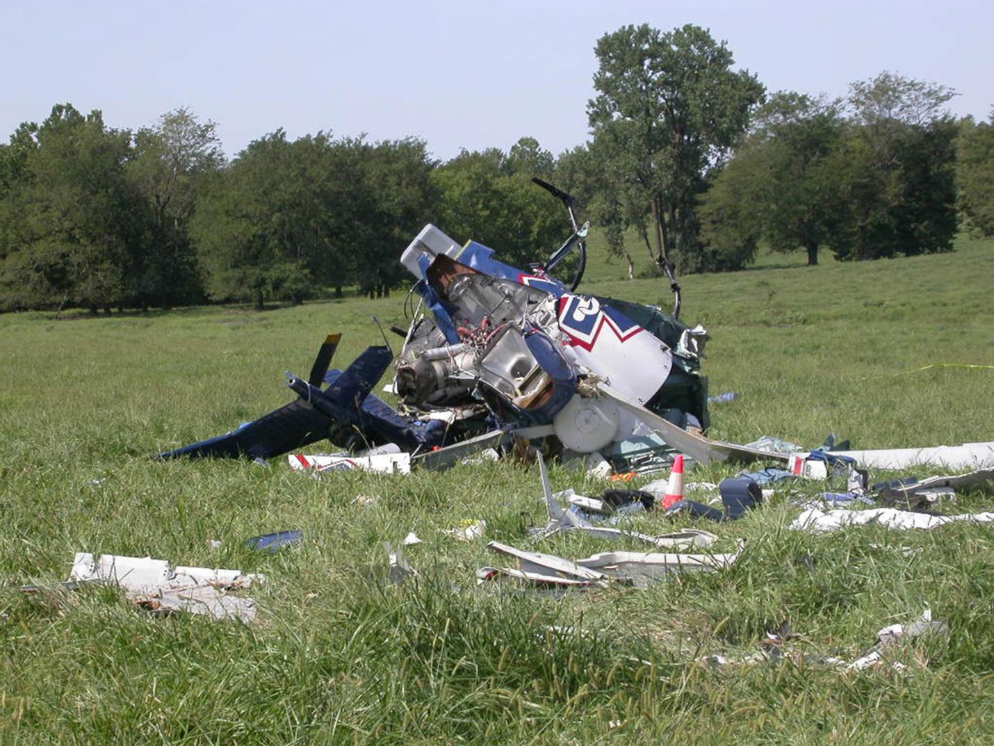 Photograph of the accident site.