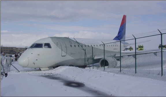  Airplane’s Location Southwest of the Extended Runway 28 Centerline