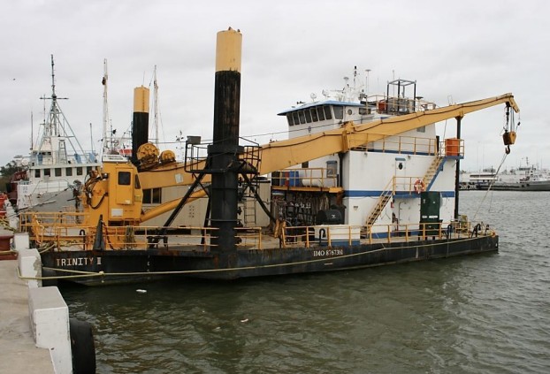 . Trinity II after the accident. 