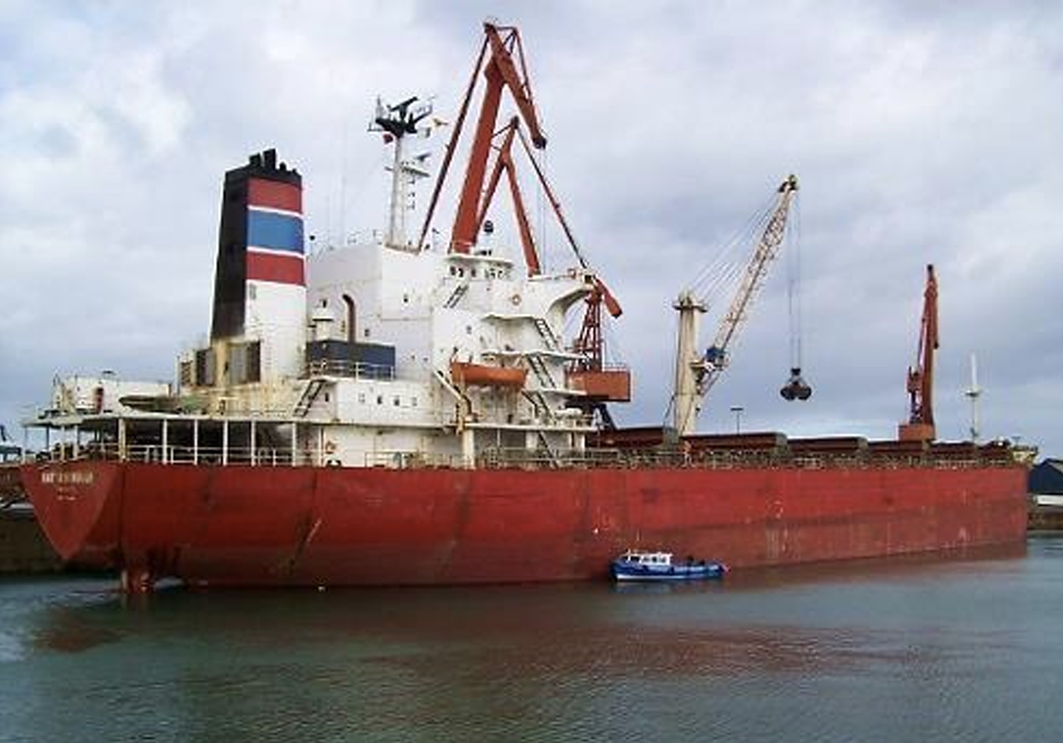 The Mary Ann Hudson in port