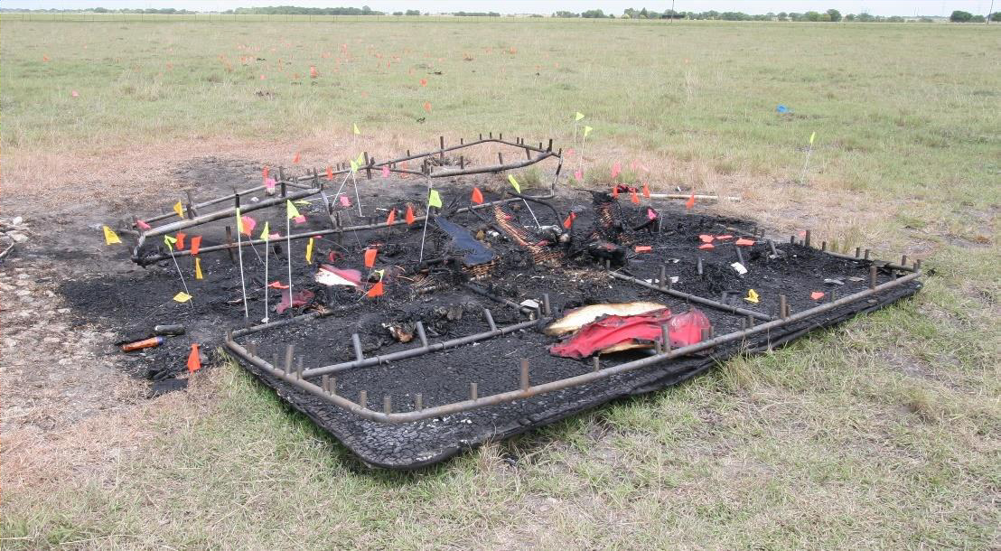 Postaccident photograph of the basket.