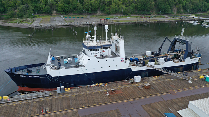 Kodiak Enterprise before the fire.