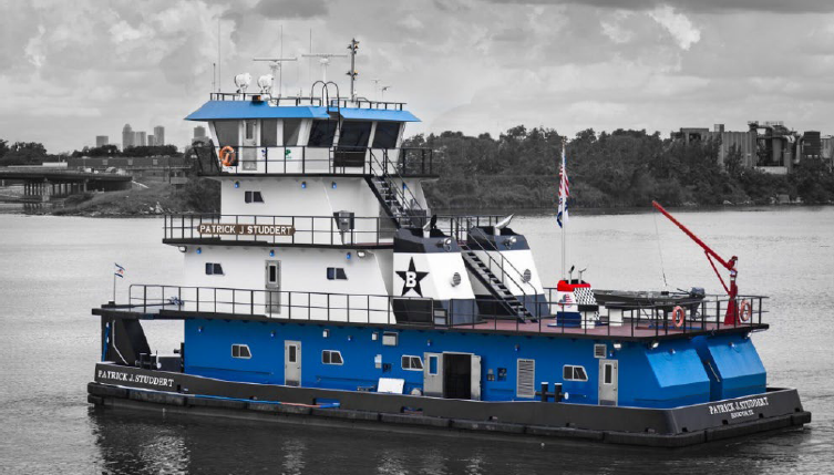 Portside view of Patrick J Studdert underway in calm water
