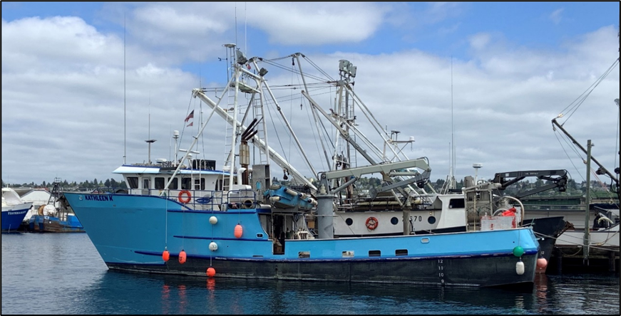 Kathleen K on the day after the collision.