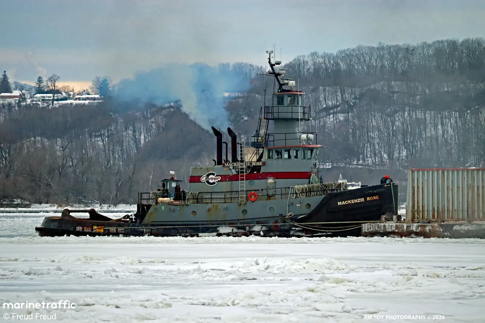 Mackenzie Rose underway in January 2026.