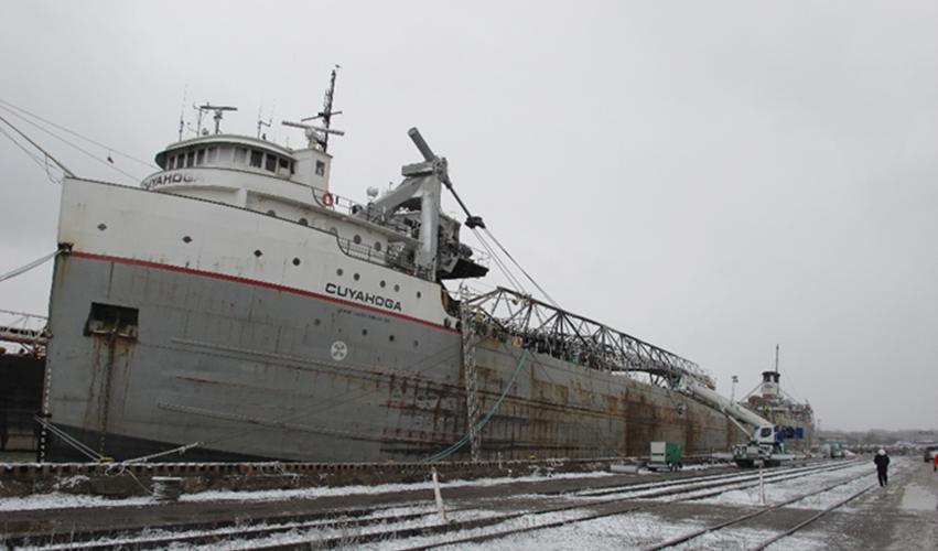The Cuyahoga on March 20, 2024, before the flooding. 