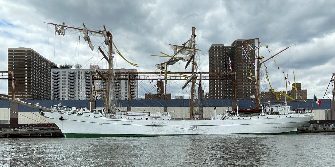ARM Cuauhtémoc BE 01 after the contact.