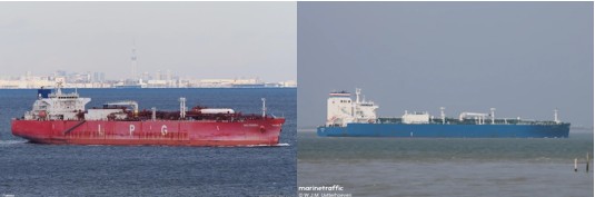 ​Gas Gemini in January 2025 (one left) and Corvette in 2024 (one right).