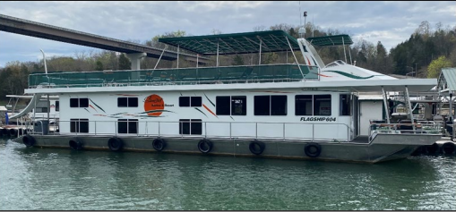 Flagship 604 moored in 2024. (Source: Sunset Marina)