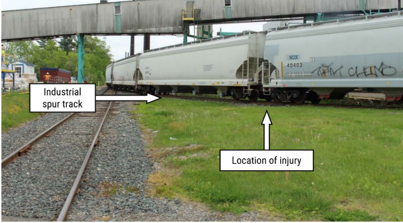 Reconstructed Accident Scene