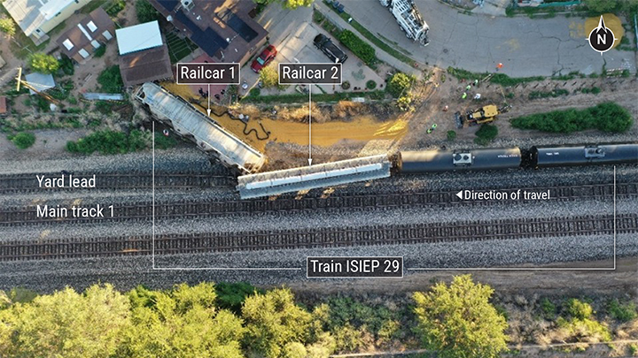 Aerial Image of Accident Scene