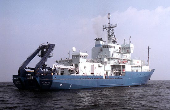 Research vessel Atlantis on an unknown date.