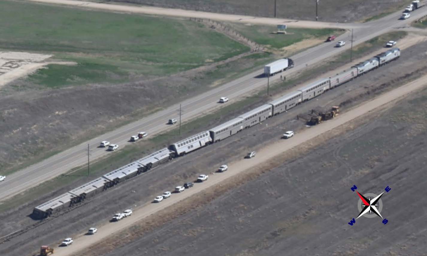 Accident site. (Photo: Kansas Highway Patrol.)