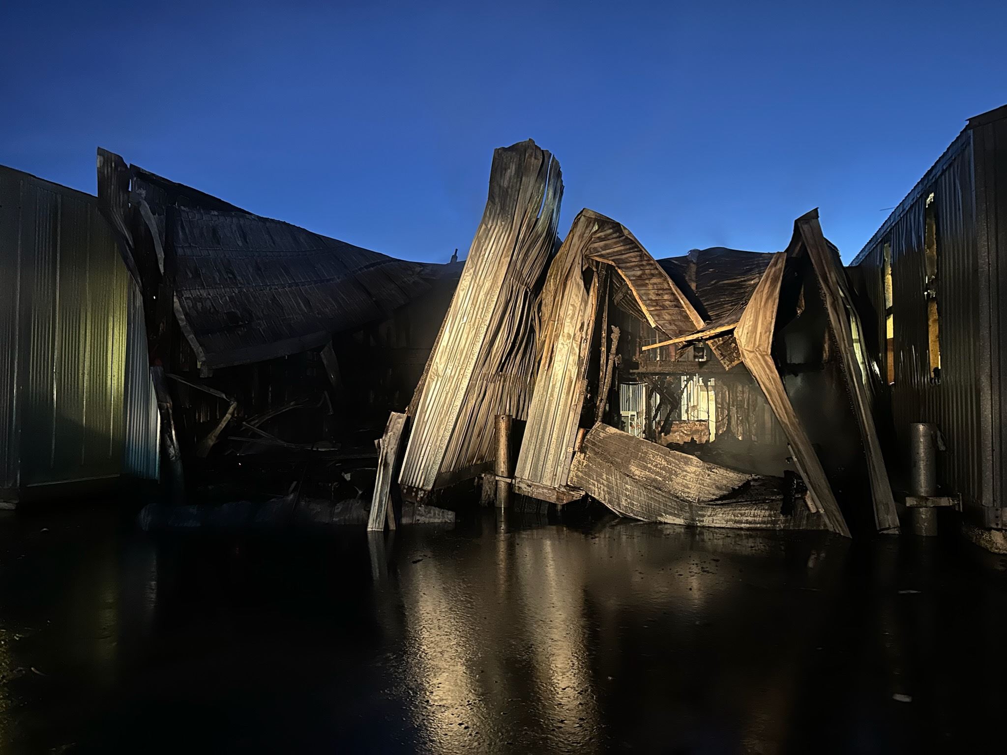 Boathouses after the Fire