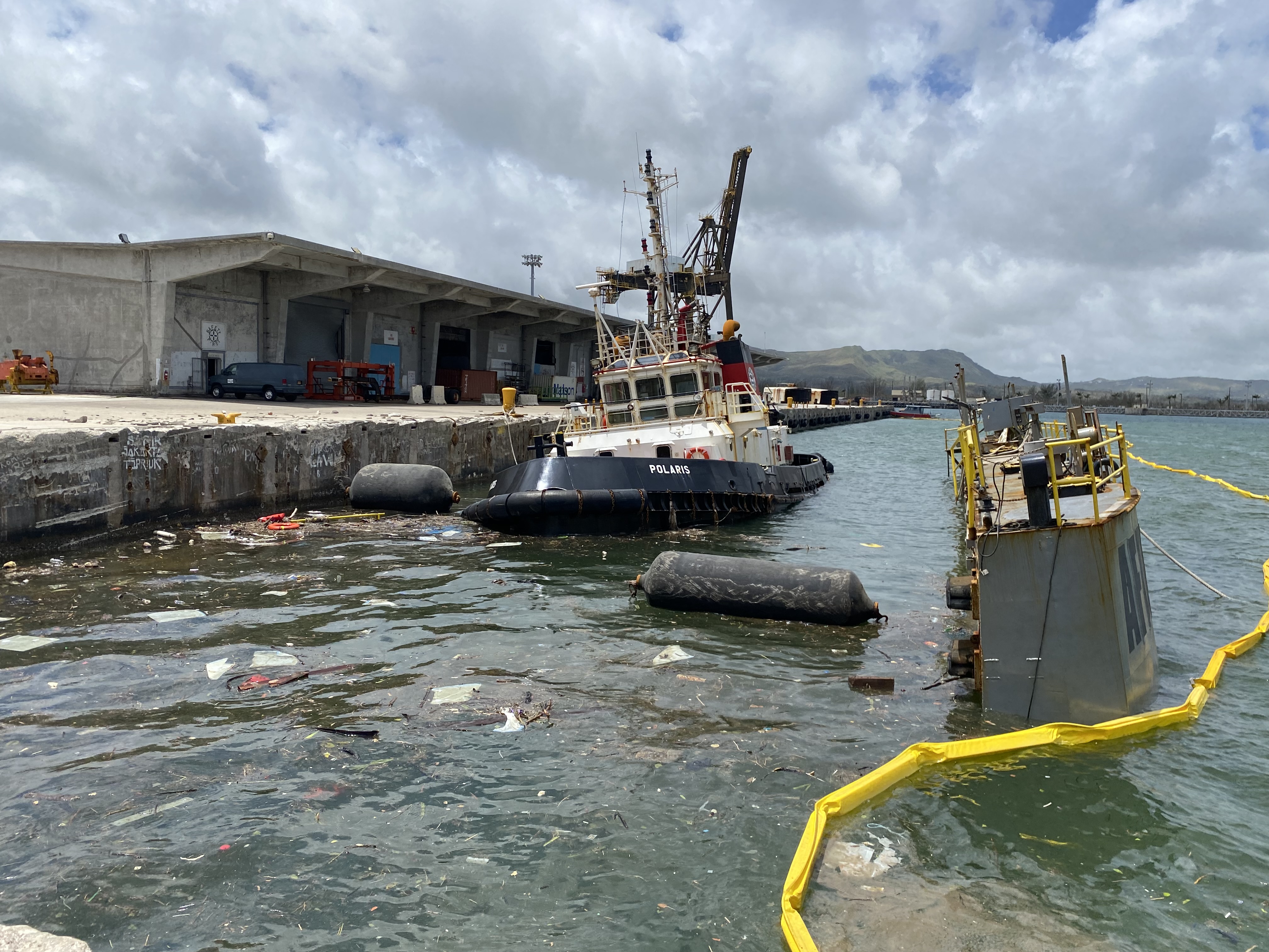 Towing vessel Polaris after the casualty.