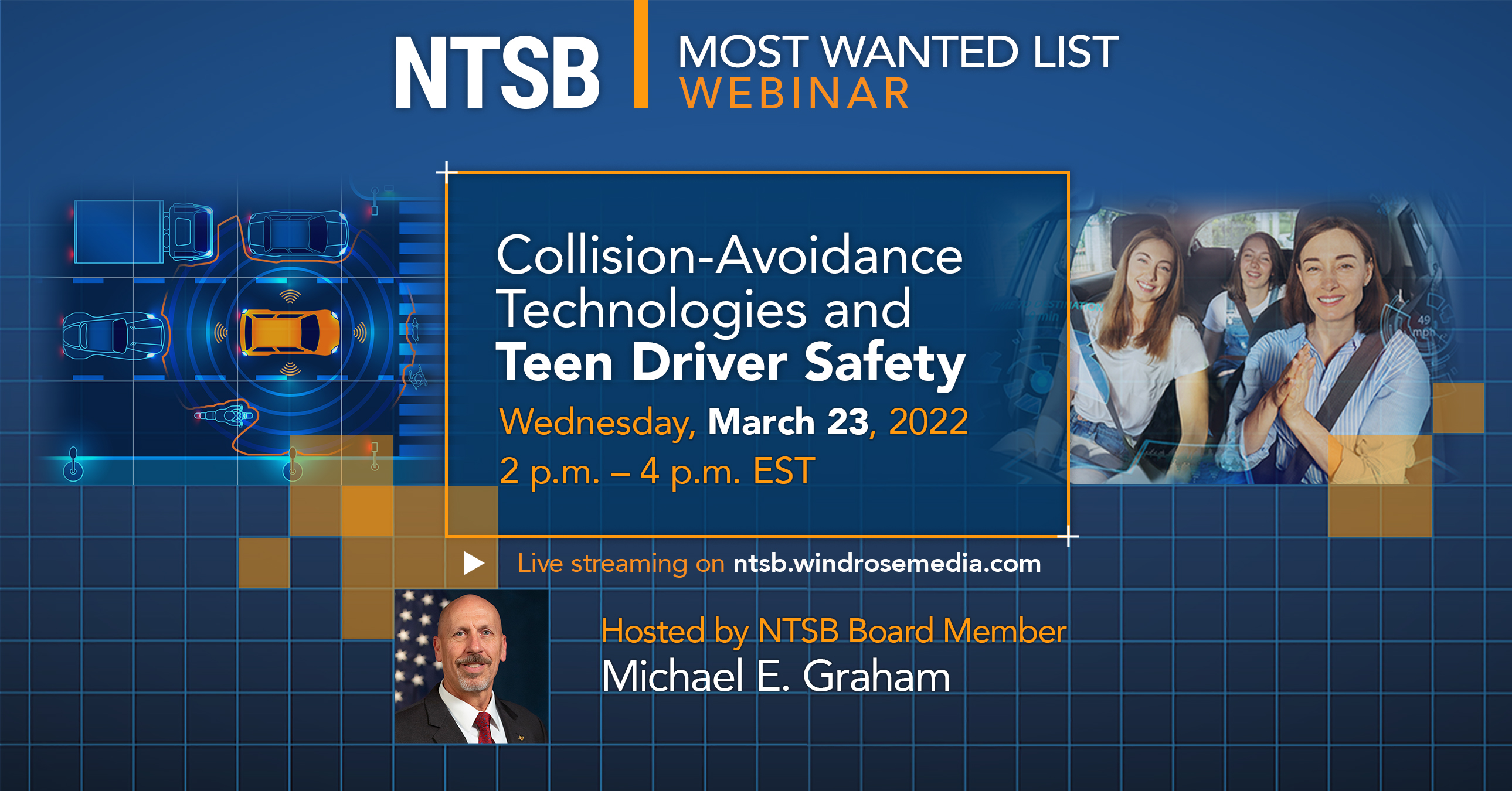 NTSB MWL Webinar: Collision-Avoidance Technologies and Teen Driver Safety