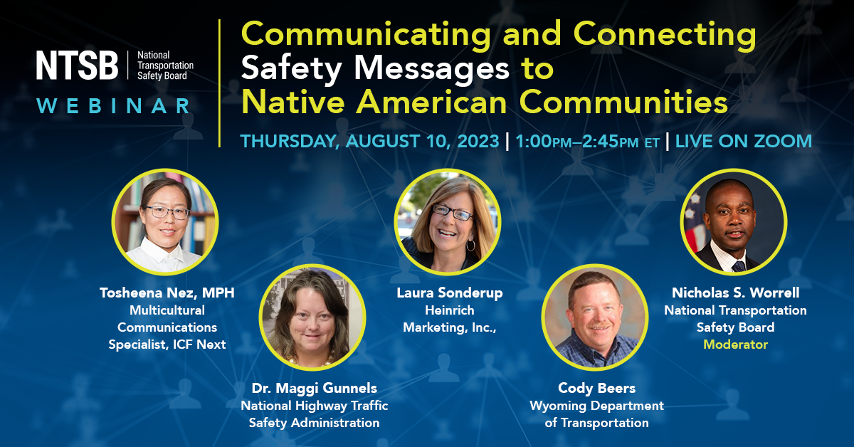 Webinar flyer Underserved Native American Communities