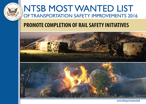 NTSB Most Wanted List graphic for Implement PTC