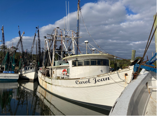 Commercial fishing vessel Carol jean pictured before sinking. (Source: U.S. Coast Guard)