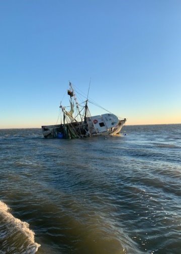 Miss Annie after crewmember rescue on Dec. 19, 2019.