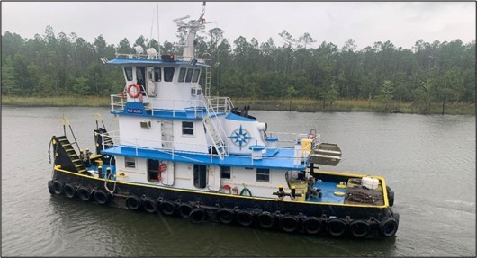 Photo of the towing vessel Old Glory .