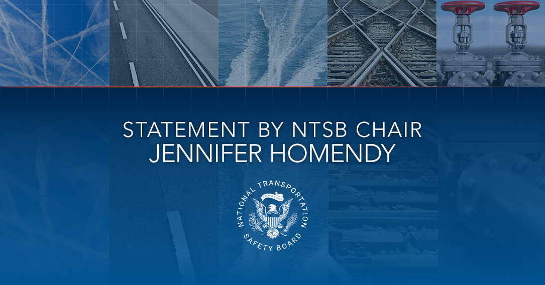 Statement by Jennifer Homendy Banner