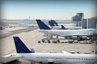 Image of Planes at an airport.