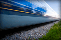 Image of Railroad passenger car.